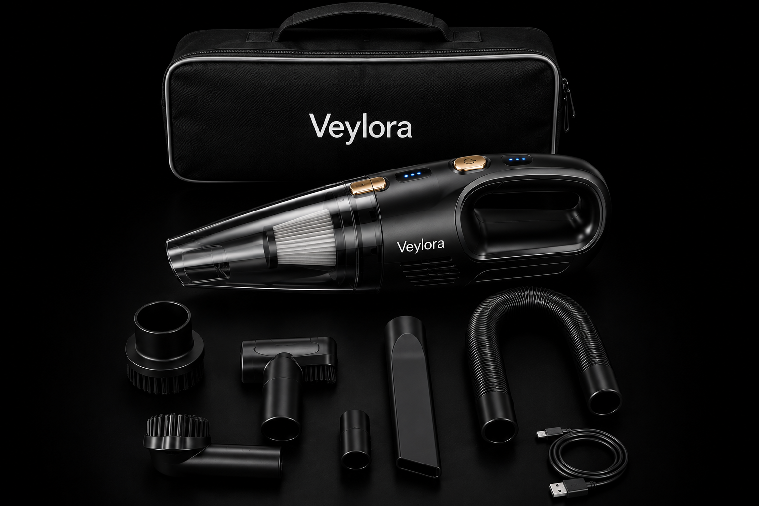Veylora™ Cordless Car Vacuum Cleaner