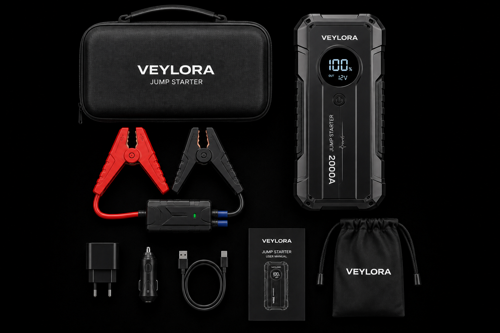 Veylora™ 2000A Portable Car Jump Starter