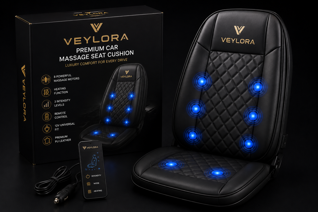 Veylora™ Premium Car Massage Seat Cushion