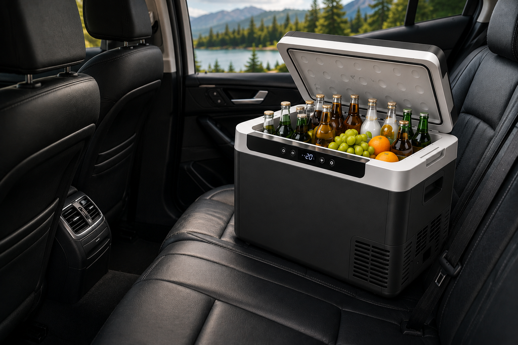 Veylora™ Portable Car Refrigerator – Dual Zone